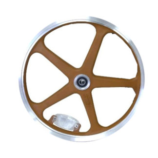16 Zoll STRIDA LT Speichen-Laufrad - Vorderrad - Kunststoff - braun - 448-16-LT-brown-front - Rad - Räder