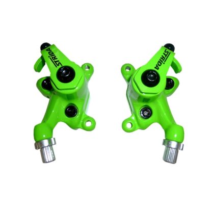Neon green colored STRIDA disc brake clamps - 240 340-04-neon green - Brake clamp - Brakes - en