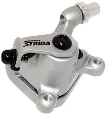 STRIDA Brake caliper REAR, silver - 340-04-sil - Brake clamp - Brakes