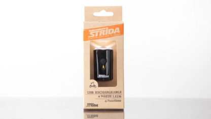 STRIDA LED Scheinwerfer mit USB aufladbar - Beleuchtung - de - Fahrradlichter - LED - LED-Lampe - Sicherheit - Sichtbarkeit - strida - usb - wiederaufladbar