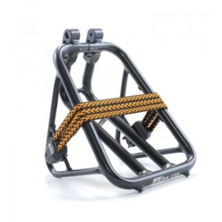Zwarte aluminium bagagedrager met spanbanden - bagagedrager - ST-RK-002 - strida