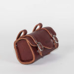Brown leather STRIDA saddlebag - bag - Saddle bag - ST-SB-008 - strida