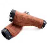 Brown leather Comfort STRIDA handlebar grips - Brown - Color - en - leather - ST-GP-001