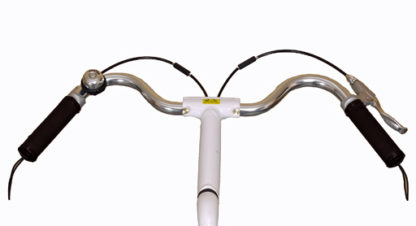STRIDA M-stuur (Moustache stuur) kit inclusief zwarte leren handvatten, aluminium remgrepen en remkabels - M-stuur - ST-MHB-002 - stuur-set