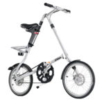 STRIDA SX Silver Brush - Silver details - 18 inch - bike - Buy foldable bikes - Buy folding bicycle - Buy folding bike - Buy folding bikes - buying - collapsible bike - Design bike - Design folding bike - foldable bike - Folding bicycle - Folding bike - Folding bike shop - Folding bikes - for sale - Lightweight - new - shop - Single speed - strida - Strida design folding bike - sx - Triangular - Triangular folding bike - Triangular shaped - unique folding bike