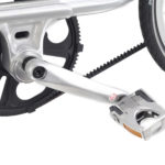 STRIDA SX Silver Brush - Silver details - 18 inch - bike - Buy foldable bikes - Buy folding bicycle - Buy folding bike - Buy folding bikes - buying - collapsible bike - Design bike - Design folding bike - foldable bike - Folding bicycle - Folding bike - Folding bike shop - Folding bikes - for sale - Lightweight - new - shop - Single speed - strida - Strida design folding bike - sx - Triangular - Triangular folding bike - Triangular shaped - unique folding bike