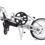 STRIDA SX Silver Brush - Silver details - 18 inch - bike - Buy foldable bikes - Buy folding bicycle - Buy folding bike - Buy folding bikes - buying - collapsible bike - Design bike - Design folding bike - foldable bike - Folding bicycle - Folding bike - Folding bike shop - Folding bikes - for sale - Lightweight - new - shop - Single speed - strida - Strida design folding bike - sx - Triangular - Triangular folding bike - Triangular shaped - unique folding bike