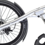 STRIDA SX Silver Brush - Black details - 18 inch - bike - Buy foldable bikes - Buy folding bicycle - Buy folding bike - Buy folding bikes - buying - collapsible bike - Design bike - Design folding bike - foldable bike - Folding bicycle - Folding bike - Folding bike shop - Folding bikes - for sale - Lightweight - new - shop - Single speed - strida - Strida design folding bike - sx - Triangular - Triangular folding bike - Triangular shaped - unique folding bike