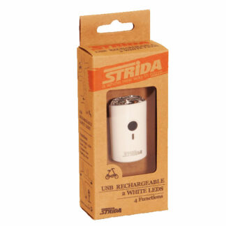 Eclairage avant LED STRIDA - USB rechargeable - Eclairages - la visibilité - Lampe à LED - Lampes de vélo - LED - rechargeable - Sécurité - strida - usb