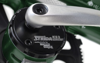 STRIDA EVO 3S Racing Green - 18 pouces - à vendre - acheter - Acheter des vélos pliables - Acheter des vélos pliants - Acheter un vélo pliable - Acheter un vélo pliant - evo 3s - forme triangulaire - Léger - Magasin - Magasin de vélo pliant - nouveau - strida - Sturmey archer - triangulaire - Trois vitesses - vélo - vélo compact - Vélo design - vélo pliable - vélo pliant - Vélo pliant design - vélo pliant design strida - Vélo pliant triangulaire - vélo pliant unique - Vélos pliable - Vélos pliants