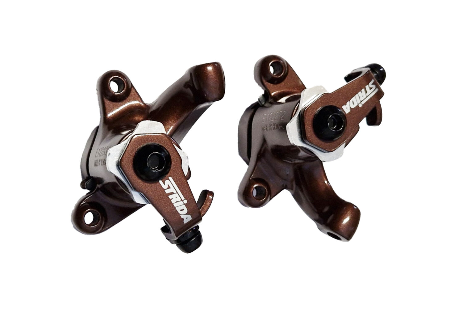 Brake calipers front and rear, brown – for STRIDA
