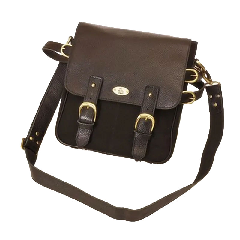 Rahmentasche Leder und Canvas – für STRIDA – Bild 3