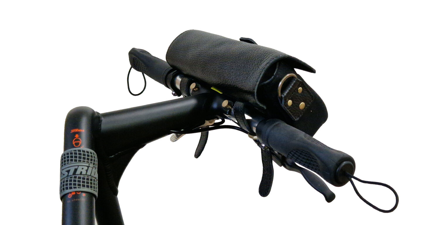 Sacoche de guidon en cuir – pour STRIDA – Image 2