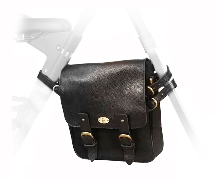 Rahmentasche Leder und Canvas – für STRIDA